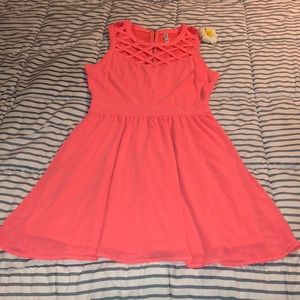 Coral Sun dress